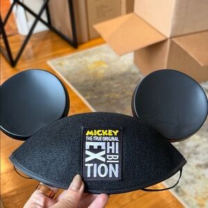 Disney Mickey Black Ears Hat with Patch